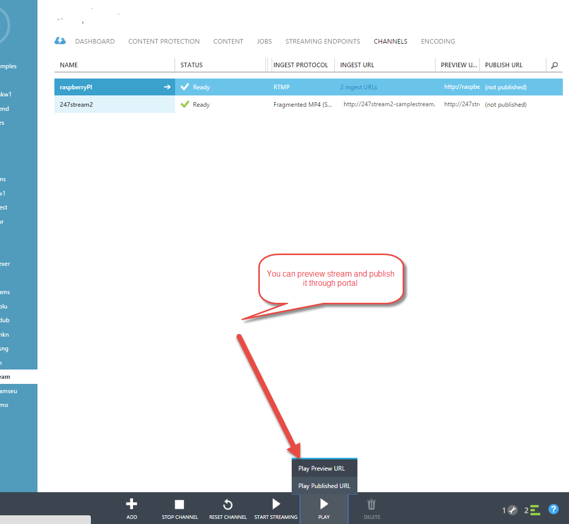 Streaming live video from Rasspberry pi to Azure Media Services George Trifonov Blog